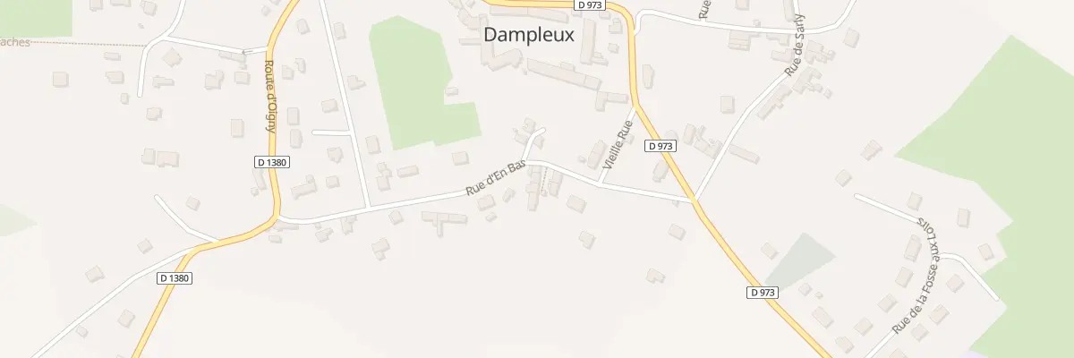 Plan du 1 Cour d’En Bas à Dampleux