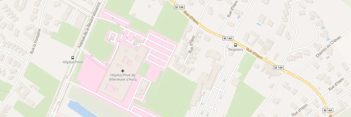 Plan du 113L Rue d’Hem à Villeneuve-d’Ascq