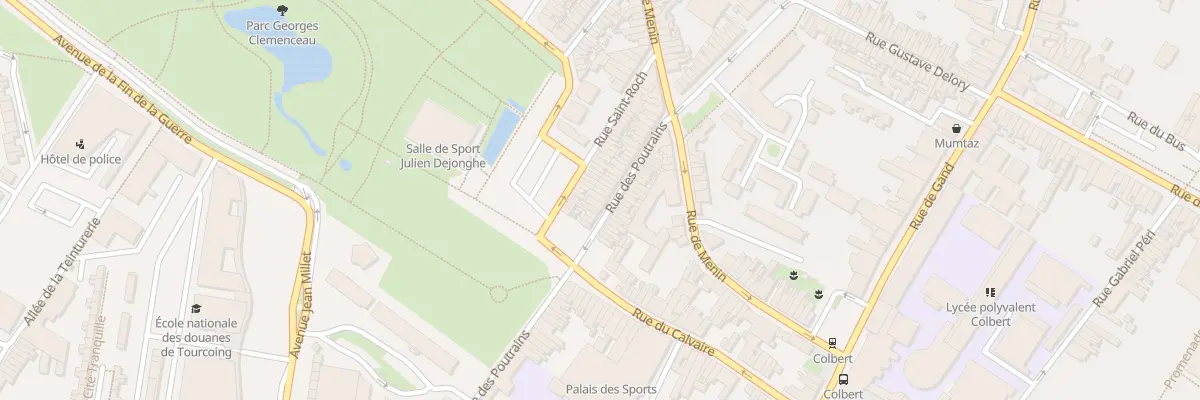 Plan du 107 Rue des Poutrains à Tourcoing