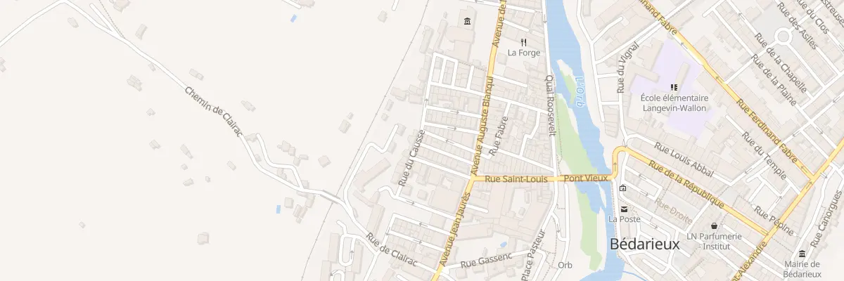 Plan du 12 Rue du Causse à Bédarieux