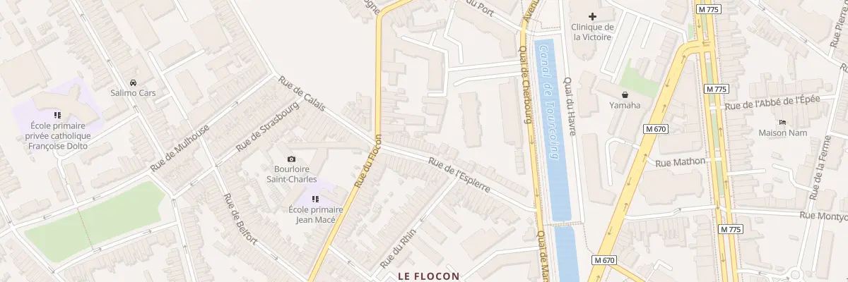 Plan du 15 Rue de l’ Espierre à Tourcoing