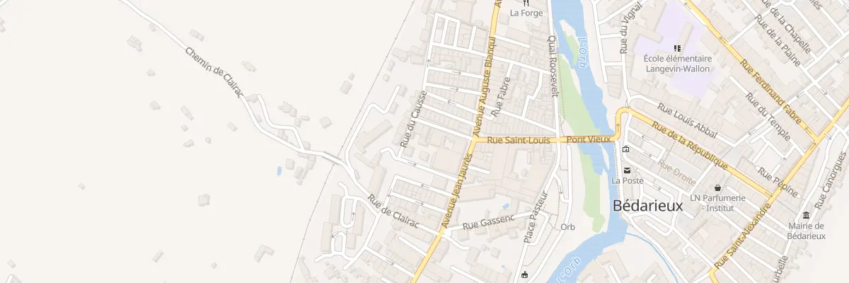 Plan du 3 Rue de la Colline à Bédarieux