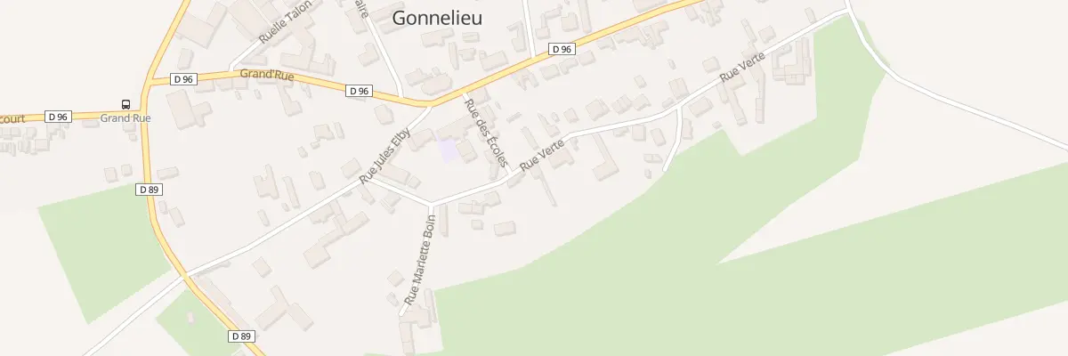 Plan du 152 Rue Verte à Gonnelieu