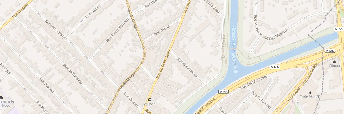 Plan du 275 Rue du Blanc Seau à Tourcoing