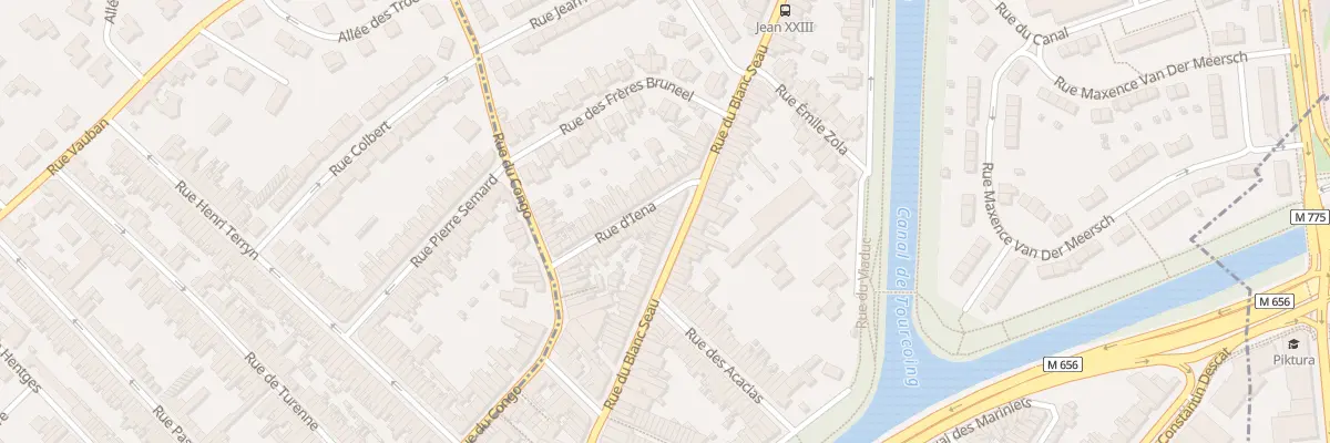 Plan du 238 Rue du Blanc Seau à Tourcoing