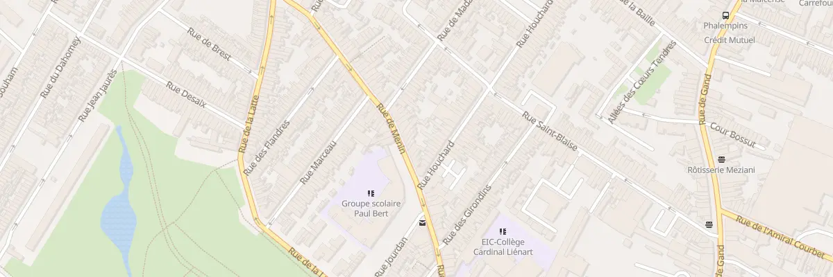 Plan du 144 Rue de Menin à Tourcoing