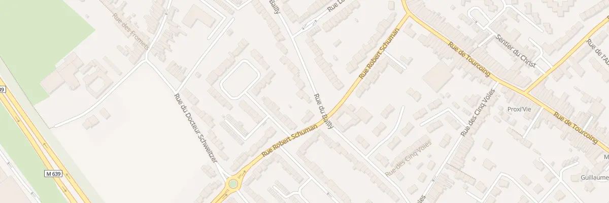 Plan du 60 Rue du Bailly à Neuville-en-Ferrain