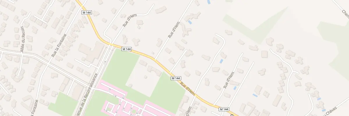 Plan du 94 Rue d’Hem à Villeneuve-d’Ascq