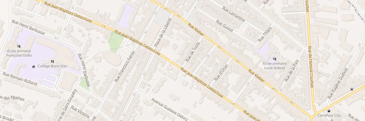 Plan du 3 Rue de Tunis à Croix