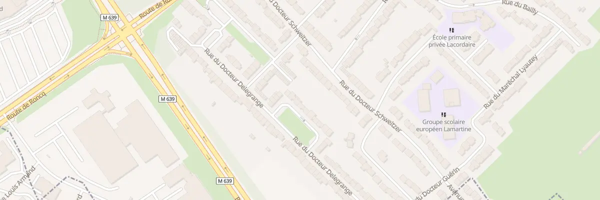 Plan du 25 Rue du Docteur Delegrange à Neuville-en-Ferrain