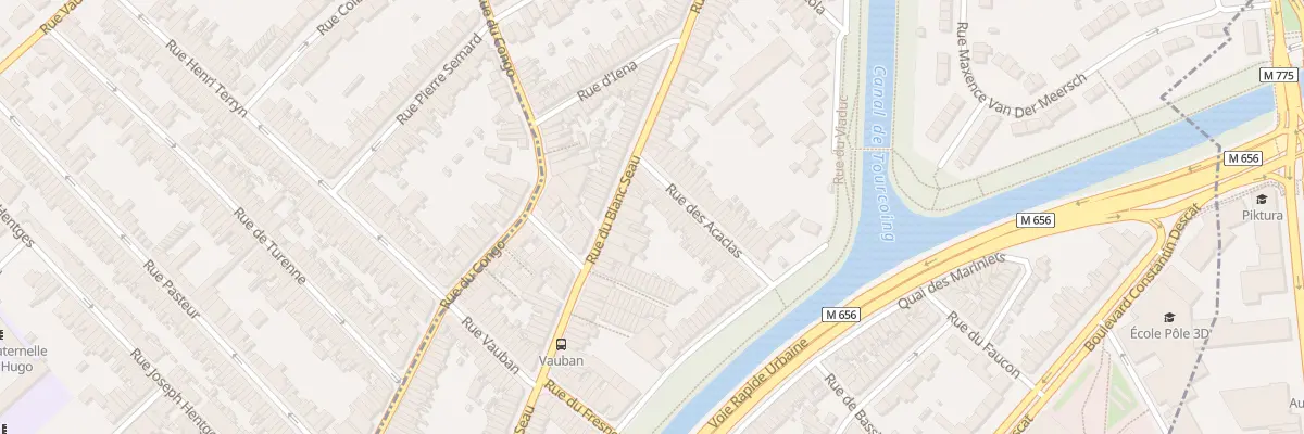 Plan du 283 Rue du Blanc Seau à Tourcoing