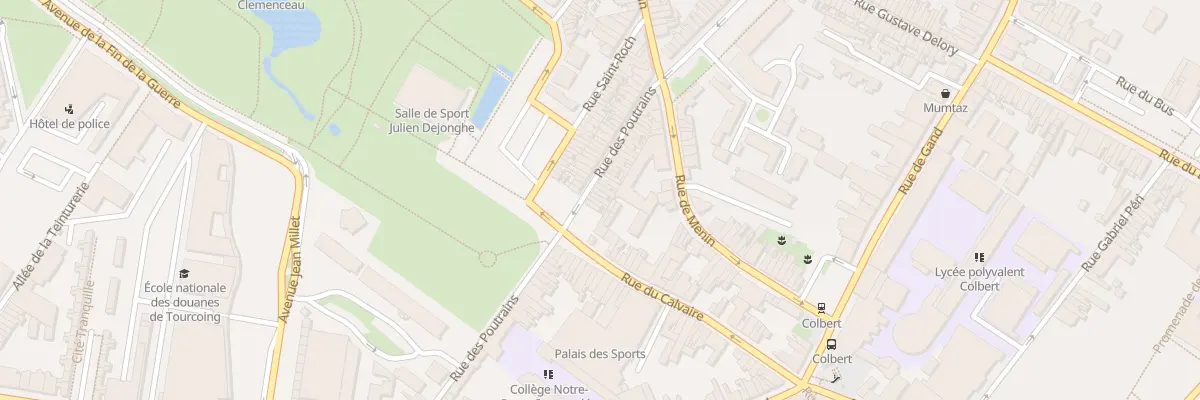 Plan du 152 Rue des Poutrains à Tourcoing