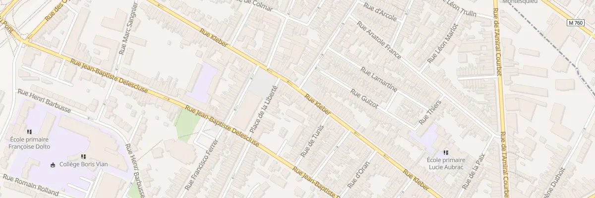 Plan du 141 Rue Kléber à Croix