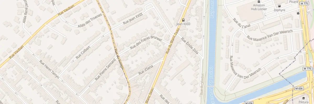Plan du 228 Rue du Blanc Seau à Tourcoing