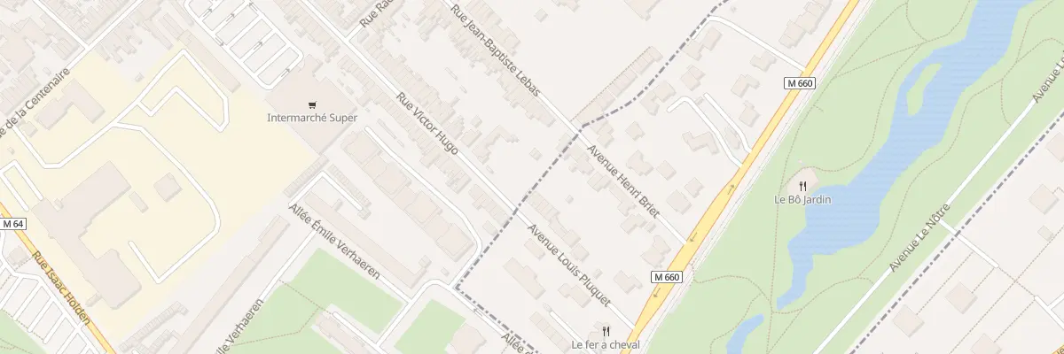 Plan du 120 Rue Jean Baptiste Lebas à Roubaix