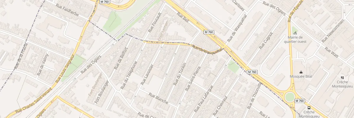 Plan du 13 Rue Saint-Jacques à Croix