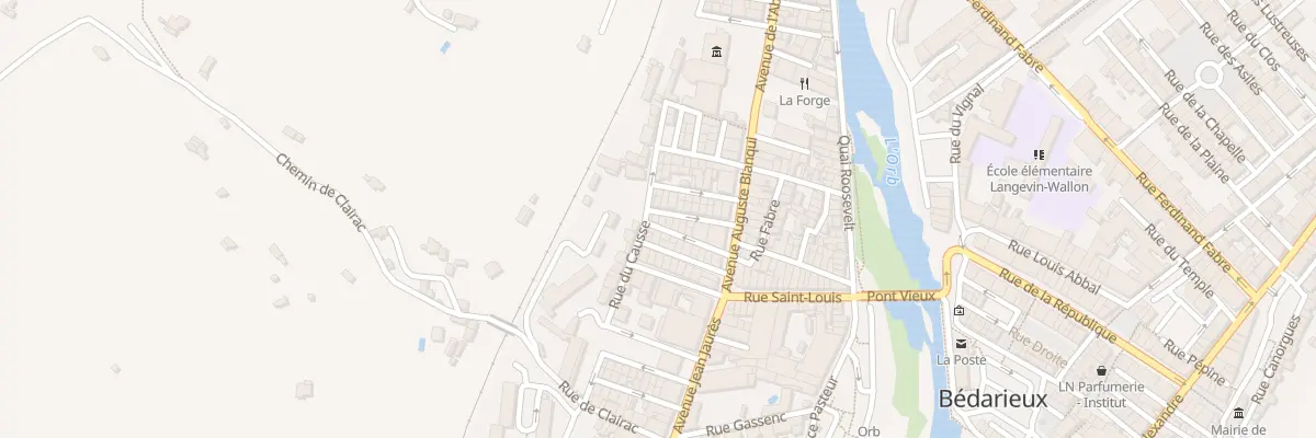 Plan du 5 Rue Saint Nazaire à Bédarieux