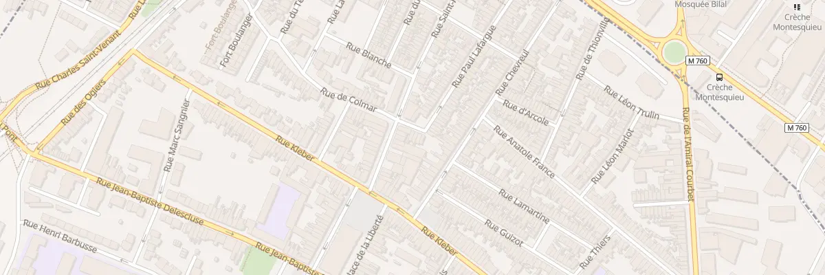 Plan du 2 Rue Paul Lafargue à Croix