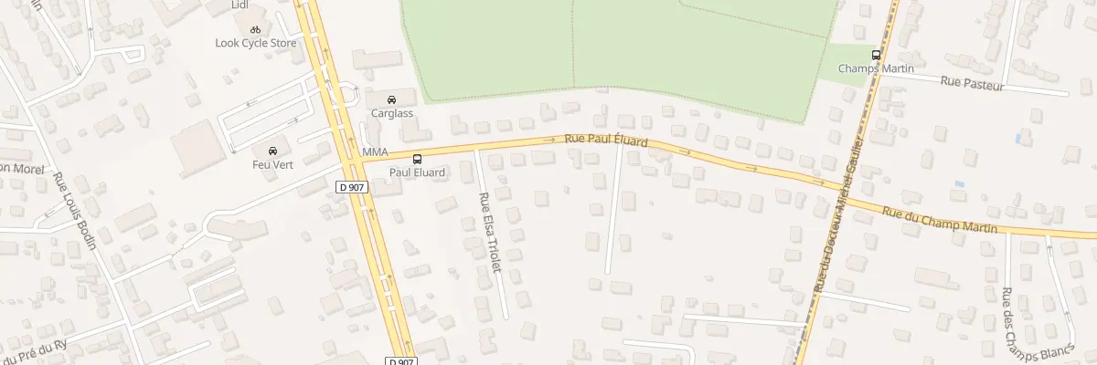 Plan du 14 Rue Paul Eluard à Varennes-Vauzelles