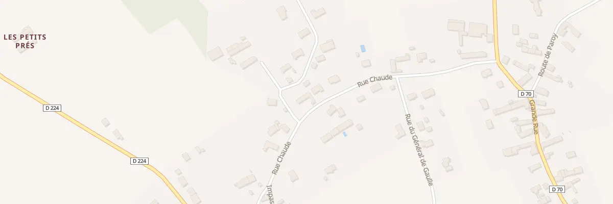 Plan du 16 Rue Chaude à Villebougis