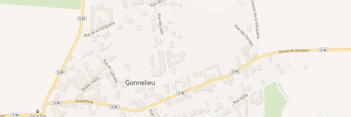 Plan du 96 Rue des Juifs à Gonnelieu