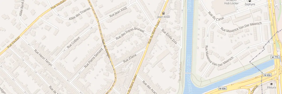 Plan du 6 Rue d’Iéna à Tourcoing