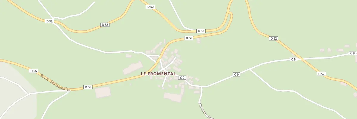 Plan du 5035 Le Fromental aux Salces