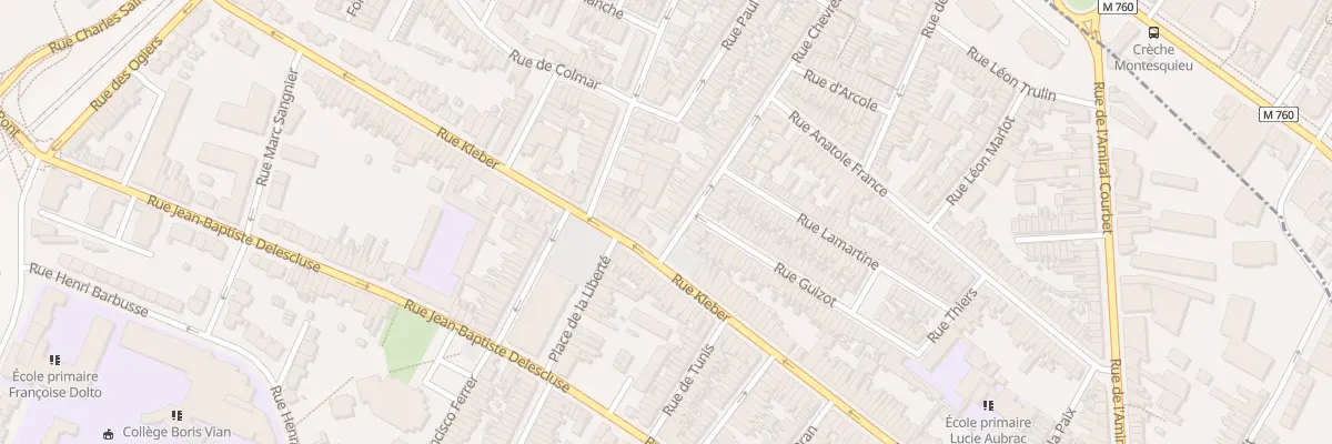 Plan du 7 Rue Chevreul à Croix