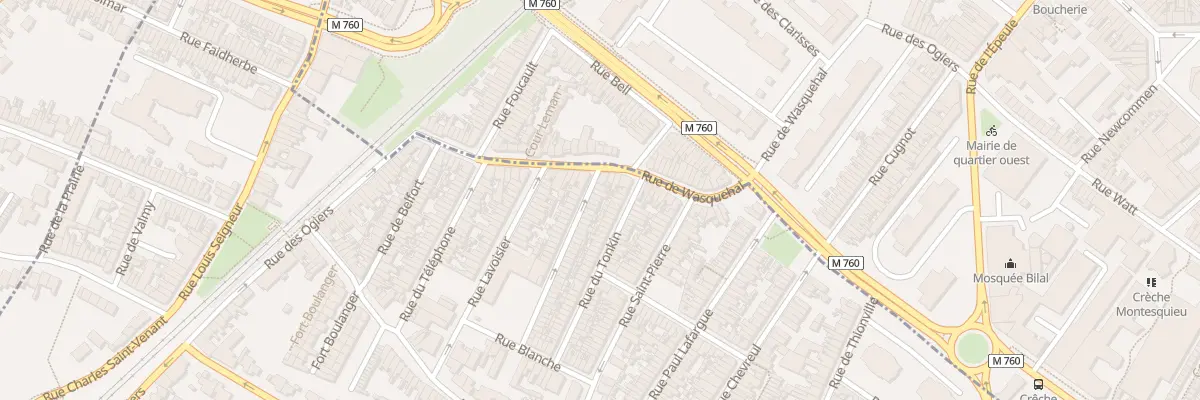 Plan du 5 Rue Saint-Jacques à Croix
