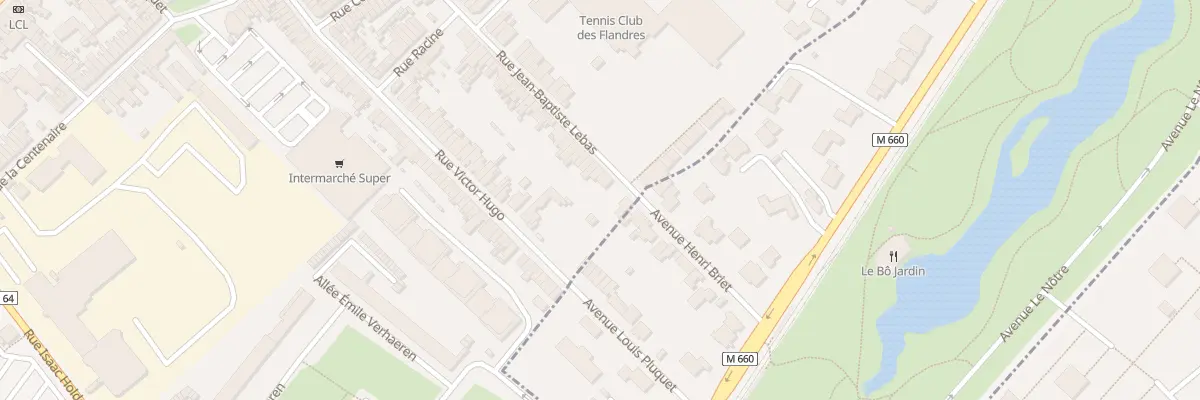 Plan du 116 Rue Jean-Baptiste Lebas à Croix