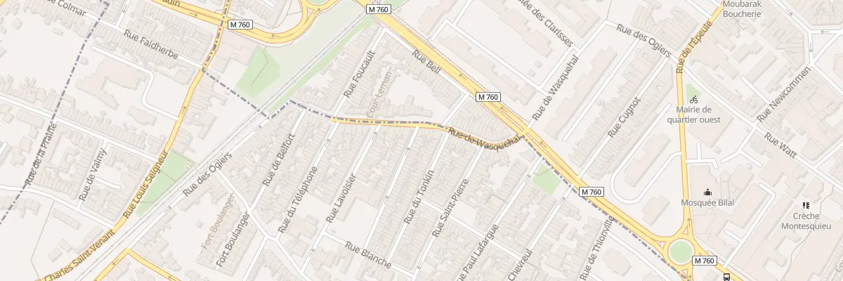 Plan du 1 Rue Saint-Jacques à Croix