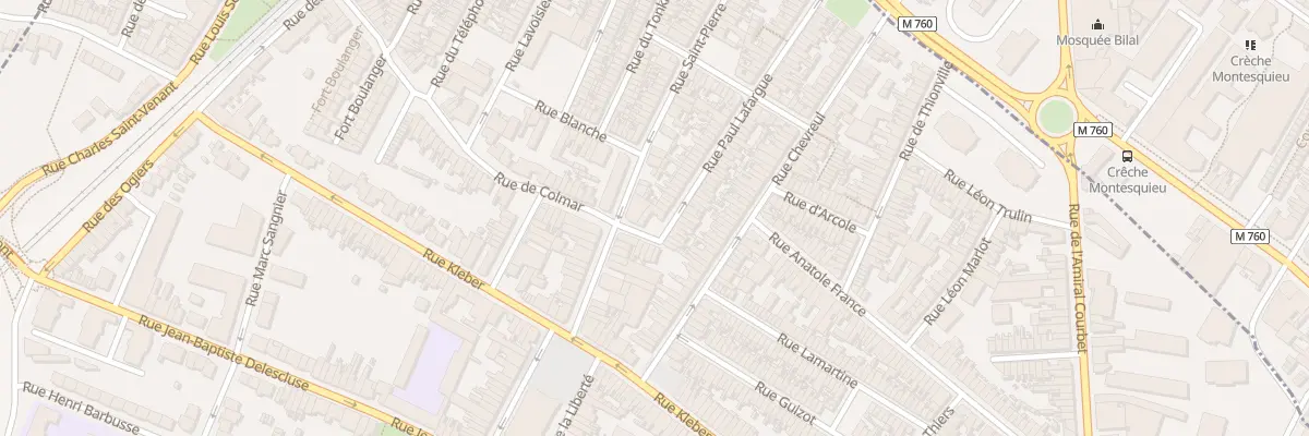 Plan du 3 Rue Paul Lafargue à Croix