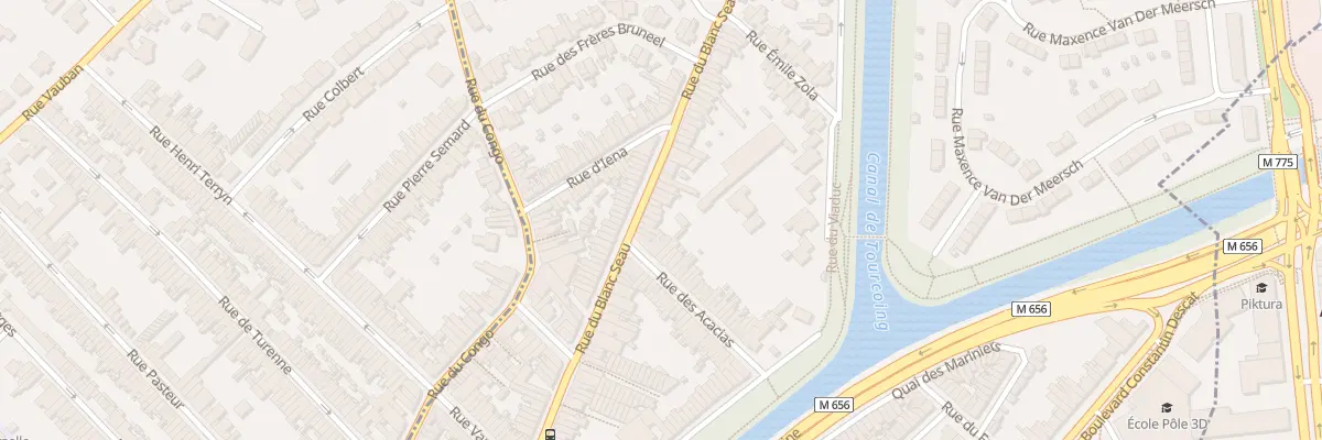 Plan du 267 Rue du Blanc Seau à Tourcoing