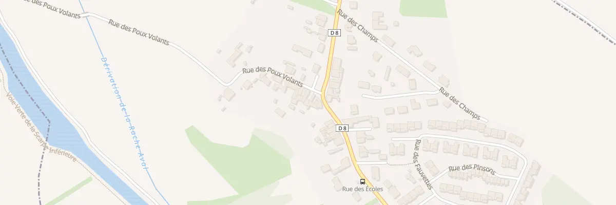 Plan du 17 Rue des Poux Volants à Anhiers