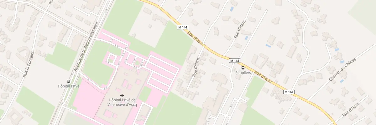 Plan du 113Q Rue d’Hem à Villeneuve-d’Ascq