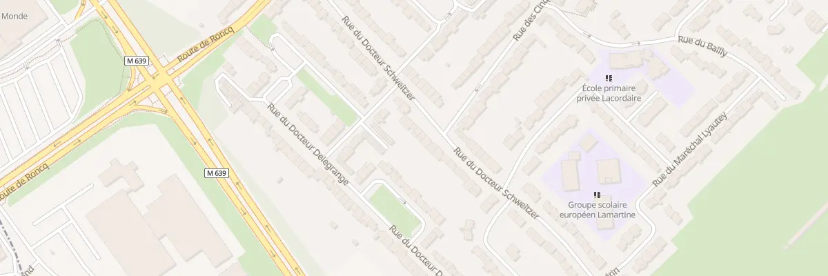 Plan du 76 Rue du Docteur Schweitzer à Neuville-en-Ferrain