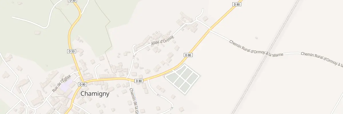 Plan du 69B Rue Roubineau à Chamigny