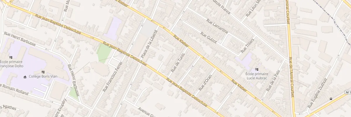 Plan du 21 Rue de Tunis à Croix