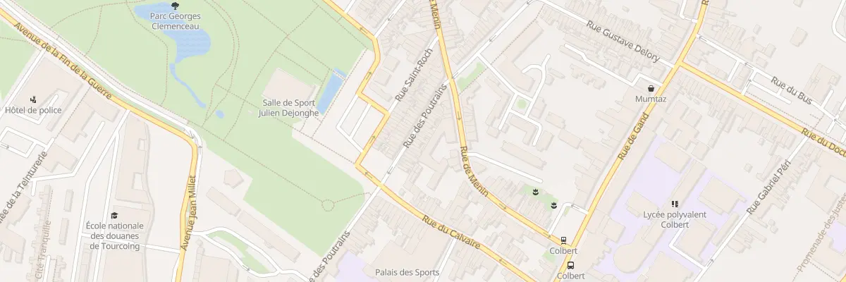 Plan du 168 Rue des Poutrains à Tourcoing