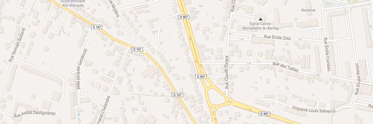 Plan du 21 Bd Marechal Juin à Nevers