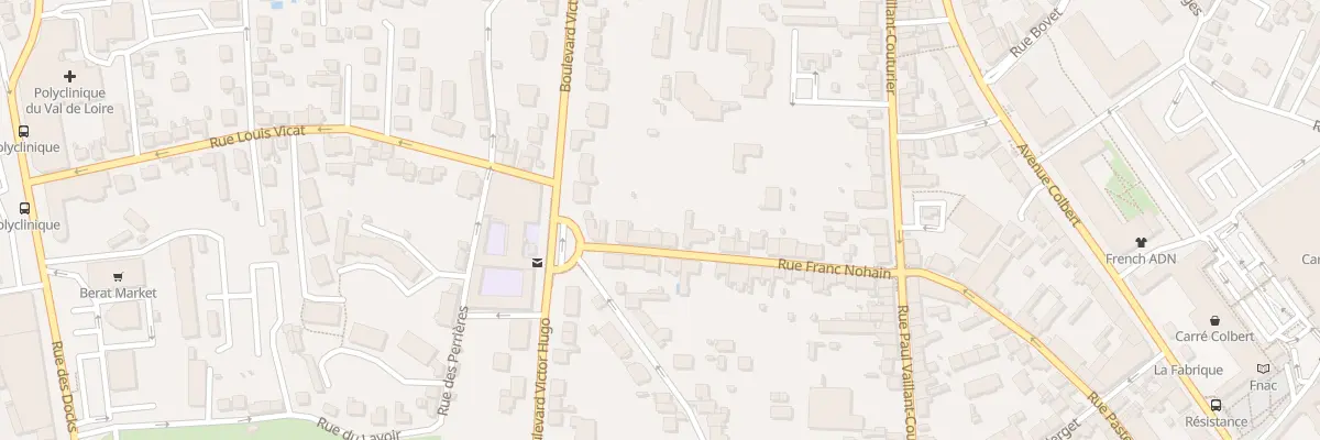 Plan du 20 Rue Franc Nohain à Nevers