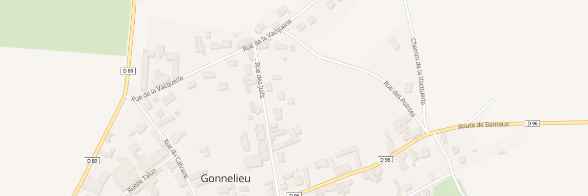Plan du 162 Rue des Juifs à Gonnelieu