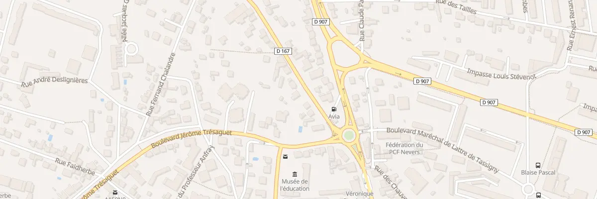 Plan du 5 Rue de Vauzelles à Nevers