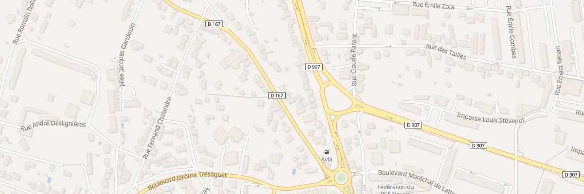 Plan du 10B Rue de Vauzelles à Nevers