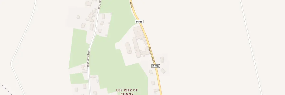 Plan du 338 Rue du Riez à Cugny