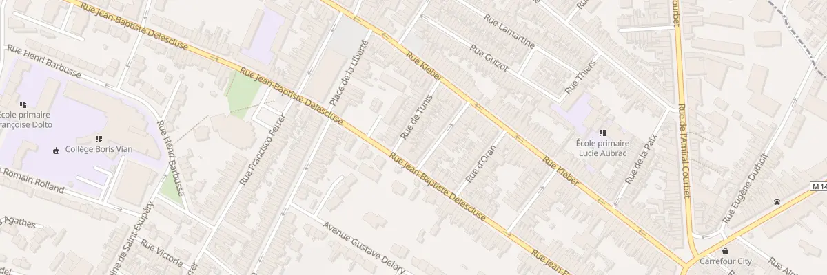 Plan du 10 Rue de Tunis à Croix