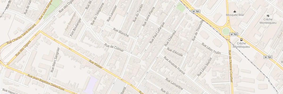 Plan du 11 Rue Paul Lafargue à Croix