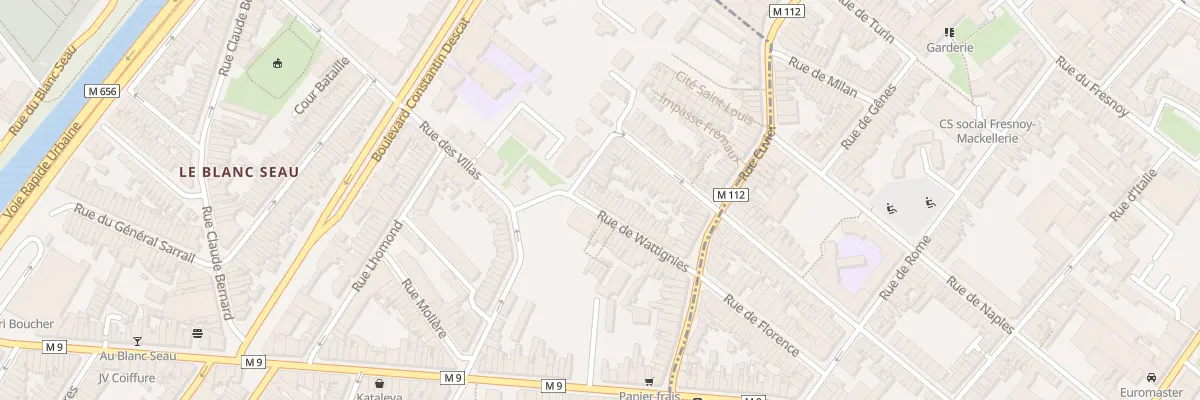 Plan du 36 Rue de Wattignies à Tourcoing