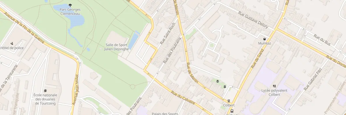 Plan du 172 Rue des Poutrains à Tourcoing