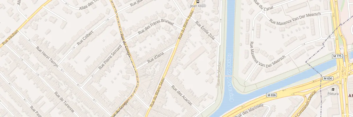 Plan du 253 Rue du Blanc Seau à Tourcoing